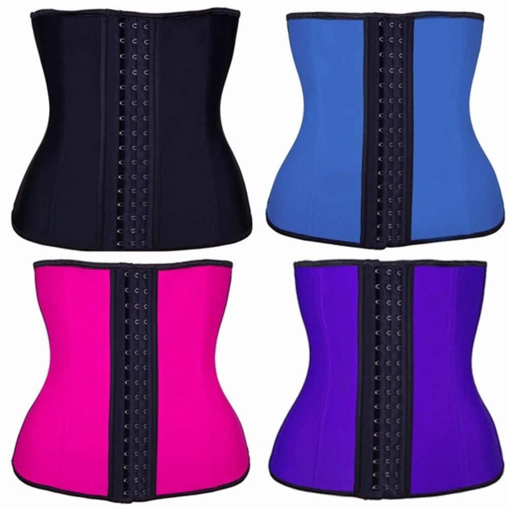 Latex Waist Trainer 9 steel bonning 3HOOKS - Picture 2 of 2